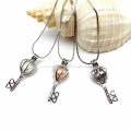 Fashion Key Beads Locket Cage Pendant for Necklace